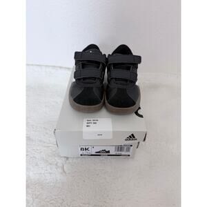 Adidas VL Court 3.0 CF I Toddler Sneakers Black Gum Sole Size 8K